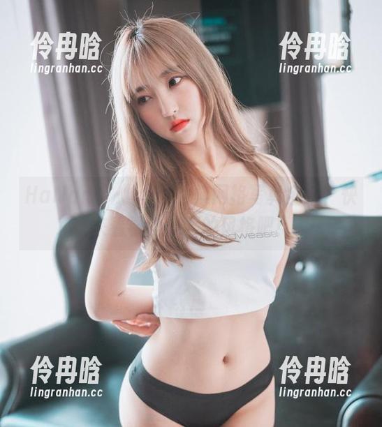 HaNari(하나리)–香槟网格写真全集，快来看看她隐藏的风格吧！