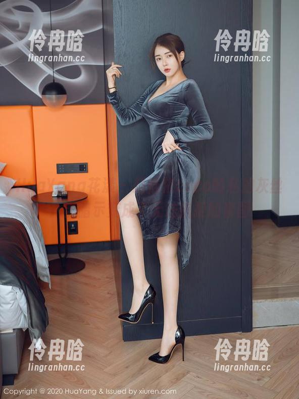 HuaYang花漾-赵惟依coco HuaYang花漾 - 赵惟依coco的私拍灰丝:当暗示变成了无法抗拒的套图