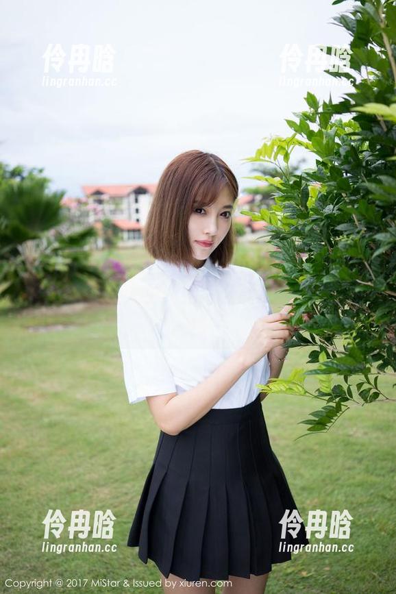MiStar魅妍社 - 一组月音瞳的可爱图片，让我怀疑人生，她怎么能这么……好看！