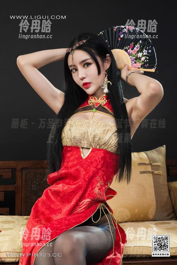 丽柜-甜甜 丽柜 - 万圣节到,甜甜的圣诞节写真在线上,却嚼着点酸的糖果