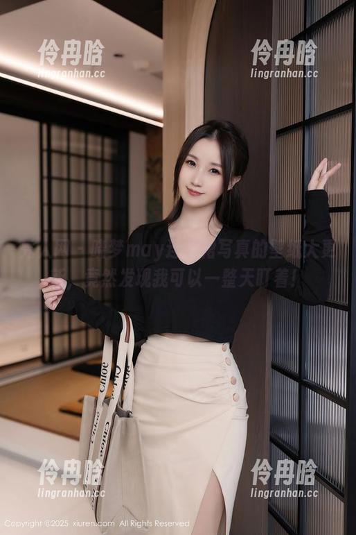 秀人网 - 晓梦may连衣裙写真的壁纸大更新，竟然发现我可以一整天盯着！